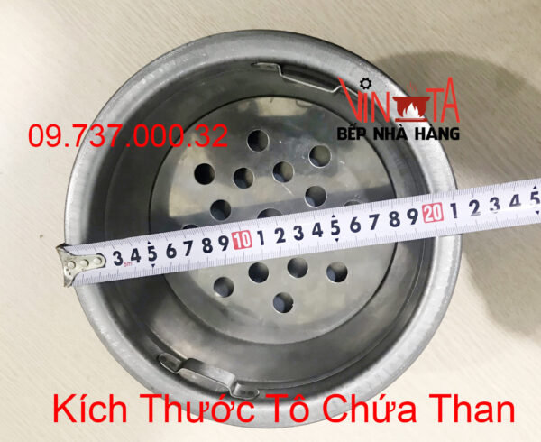 tô than bếp nướng tại bàn, tô đựng than, bát chứa than giá rẻ, dày, bền - Ảnh 3