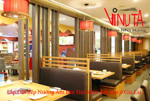 lắp đặt bếp nướng âm bàn hút khói âm bàn ở gia lai