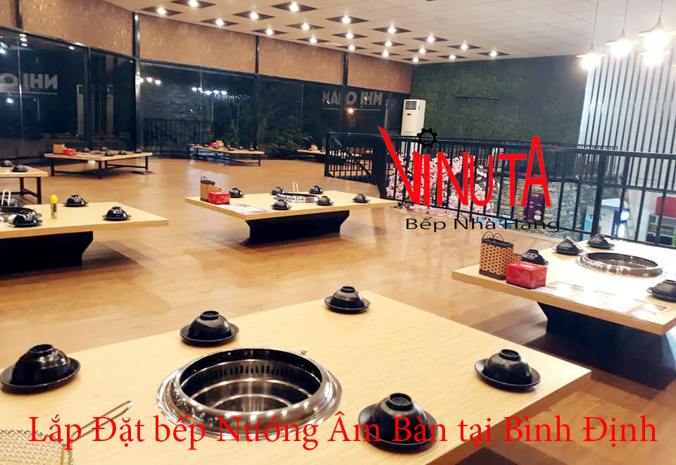lắp đặt bếp nướng âm bàn tại bình định