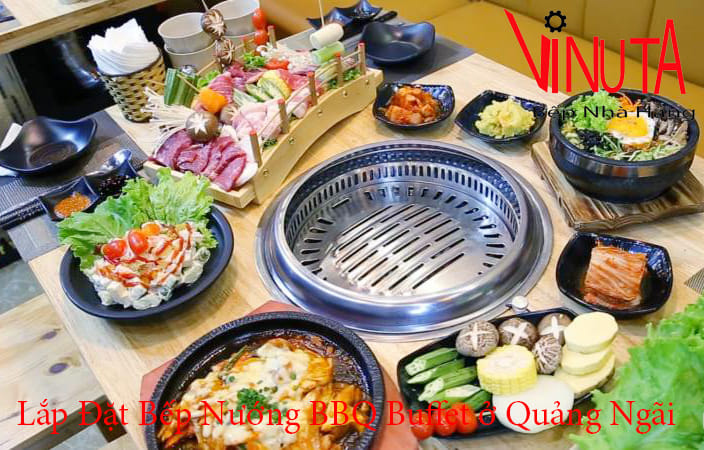 lắp đặt bếp nướng bbq buffet ở quảng ngãi