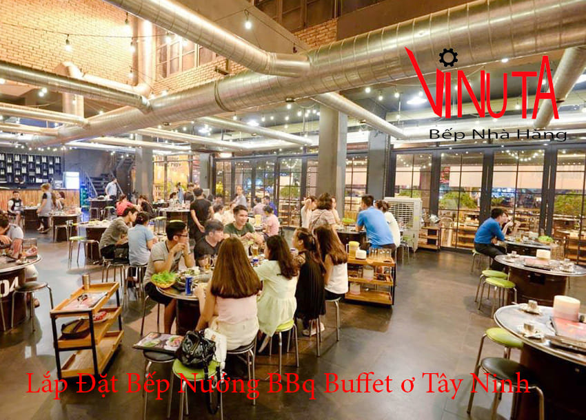 lắp đặt bếp nướng bbq buffet ở tây ninh