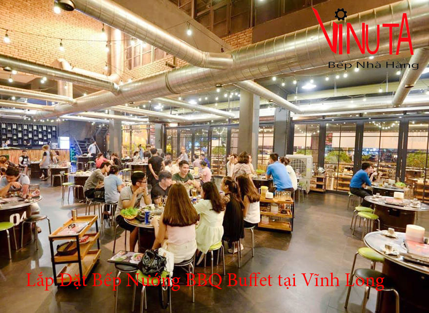 lắp đặt bếp nướng bbq buffet tại Vĩnh Long