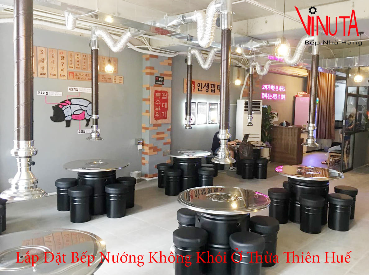 lắp đặt bếp nướng không khói ở thừa thiên huế
