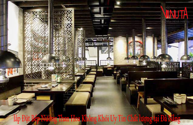 lắp đặt bếp nướng than hoa không khói uy tín chất lượng tại đà nẵng