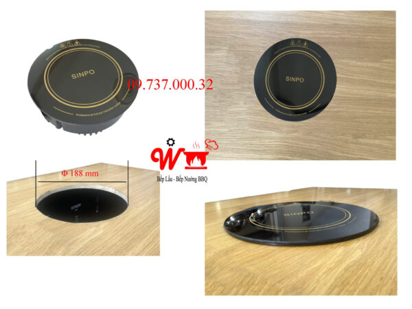 Bếp từ nhỏ âm bàn, dùng cho 1 - 2 người, lẩu cô đơn, hẹn hò, băng truyền - Ảnh 11