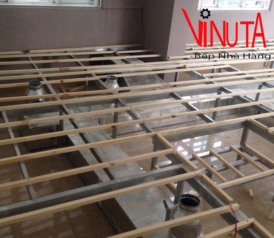 lắp đặt hệ thống hút âm bếp nướng than hoa hàn quốc tại ninh bình