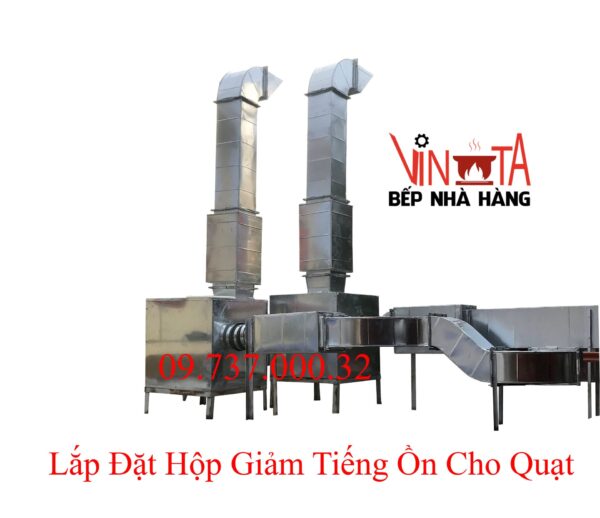Giảm tiếng ồn cho quạt ly tâm, hộp tiêu âm quạt ly tâm công nghiệp