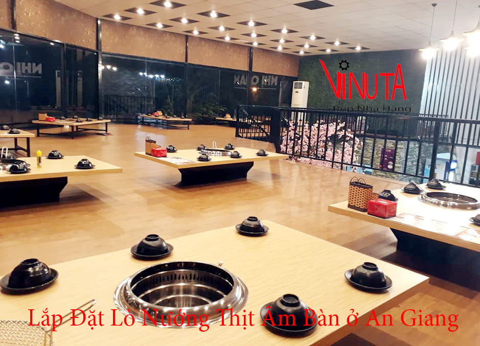 lắp đặt lò nướng thịt âm bàn ở an giang