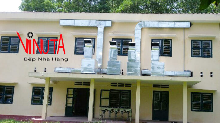 lắp đặt máy hút khói bếp lẩu nướng than hoa không khói hàn quốc