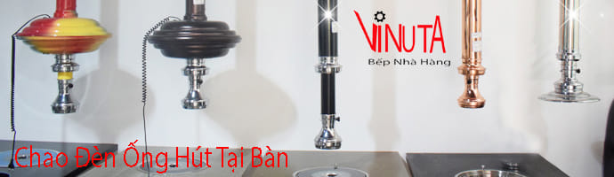 chao đèn vòi hút khói bếp nướng