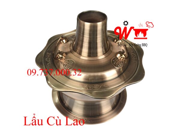 Nồi nấu lẩu cù lao inox 304, lẩu cá dân ích, nồi nấu lẩu bằng than - Ảnh 14