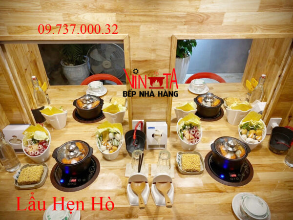 Bếp từ đơn nhỏ nhất, bếp điện từ âm bàn ăn lẩu 1 người, công suất 800w giá rẻ - Ảnh 17
