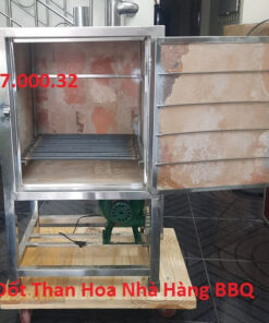 Alternative view of Lò ủ than bếp nướng BBQ, lò ủ than hoa không khói, tủ mồi, giữ nhiệt than