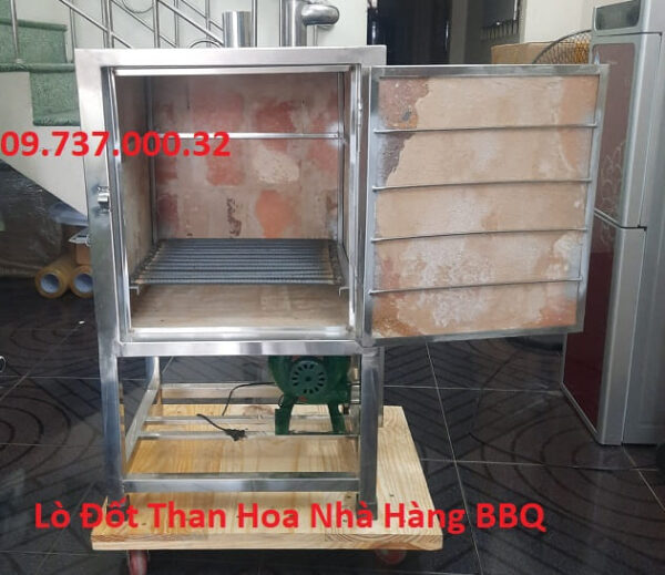 Lò ủ than bếp nướng BBQ, lò ủ than hoa không khói, tủ mồi, giữ nhiệt than - Ảnh 2