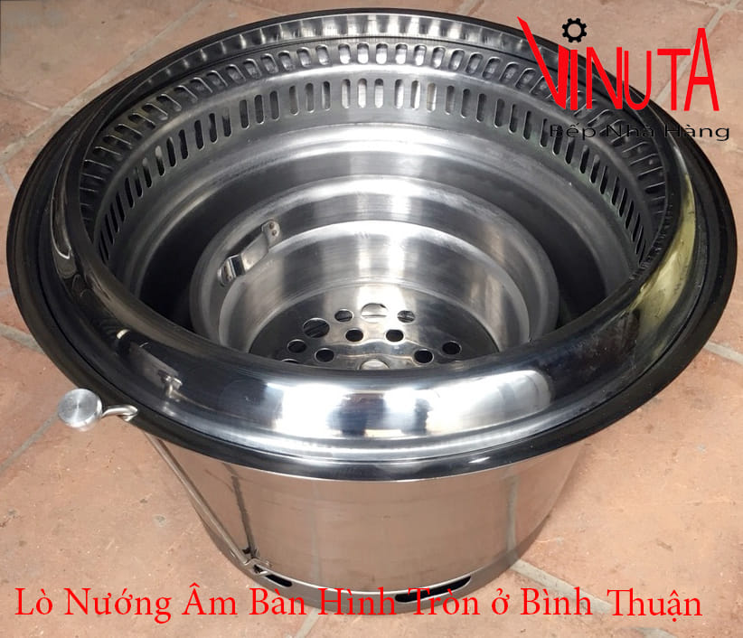 lò nướng âm bàn hình tròn ở bình thuận