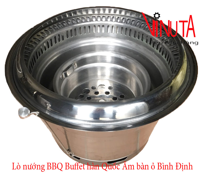 lò nướng bbq buffet hàn quốc âm bàn ở bình định