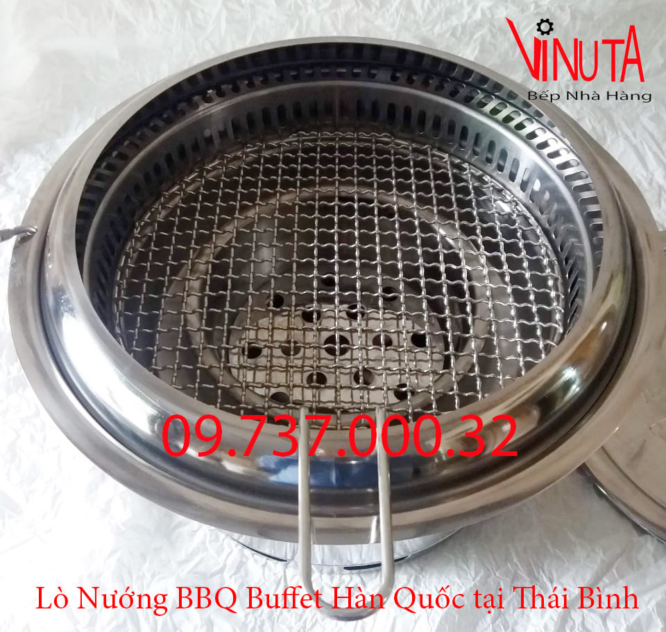 lò nướng bbq buffet hàn quốc tại thái bình
