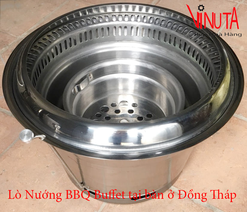 lò nướng bbq buffet tại bàn ở đồng tháp