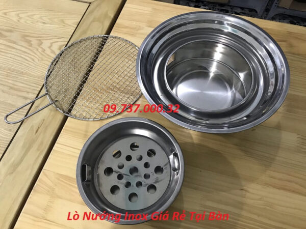 Bếp nướng tròn tại bàn,bếp nướng bbq than hoa cho quán nhậu, buffet - Ảnh 9