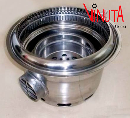 lò nướng inox hình tròn âm bàn ở an giang