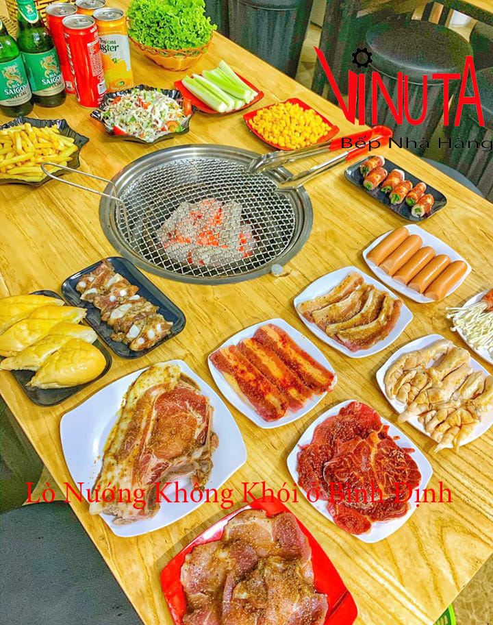 lò nướng không khói ở bình định