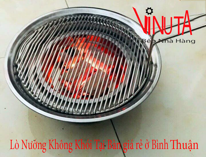 lò nướng không khói tại bàn giá rẻ ở bình thuận