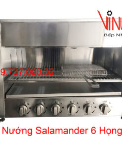 lò nướng salamander 6 họng gas | bếp nướng thịt, hải sản bằng gas uy tín, giá rẻ