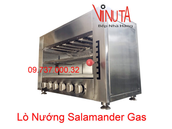 lò nướng salamander 6 họng gas | bếp nướng thịt, hải sản bằng gas uy tín, giá rẻ - Ảnh 8