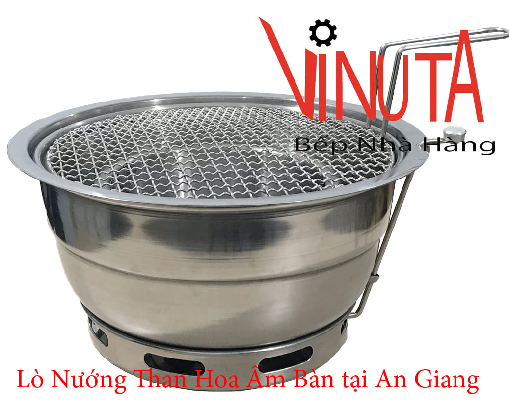 lò nướng than hoa âm bàn tại an giang
