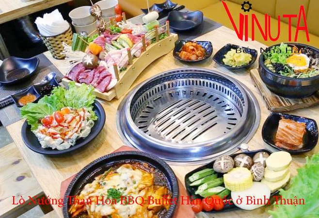 lò nướng than hoa bbq buffet hàn quốc ở bình phước