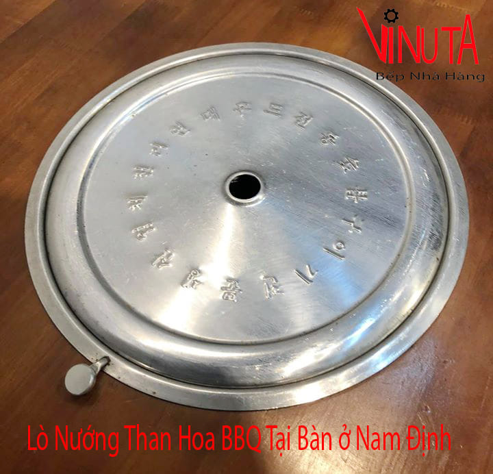 lò nướng than hoa bbq tại bàn ở nam định