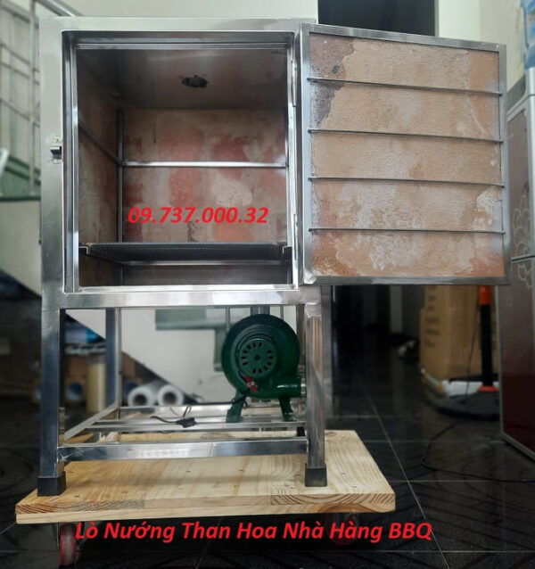 Lò ủ than bbq không khói dành cho nhà hàng nướng BBQ âm bàn, tại bàn - Ảnh 4