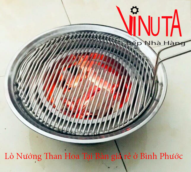 lò nướng than hoa tại bàn giá rẻ ở bình phước