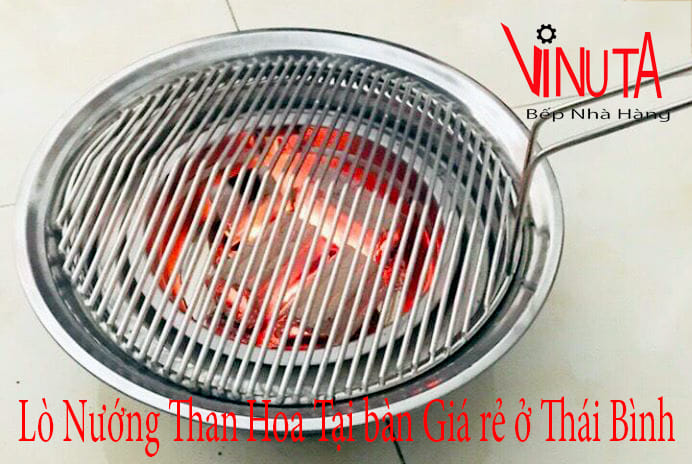 lò nướng than hoa tại bàn giá rẻ ở thái bình