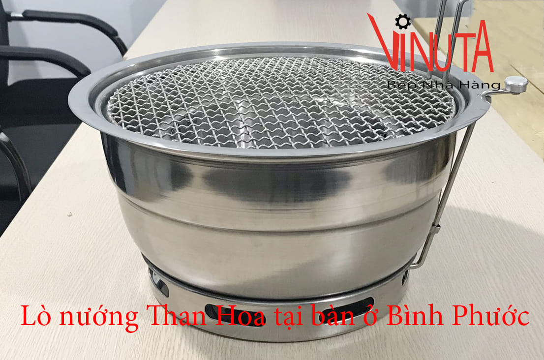 lò nướng than hoa tại bàn ở bình phước