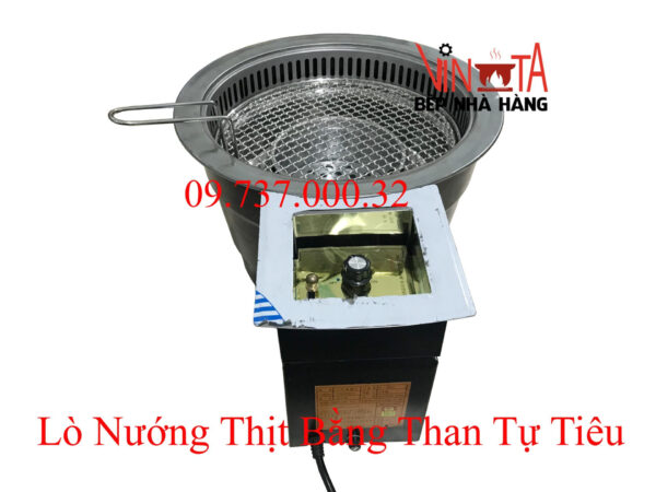 Bếp Nướng Than Hoa Tự Tiêu Khói Mùi, Lò nướng BBQ Hàn Quốc Âm Bàn - Ảnh 10
