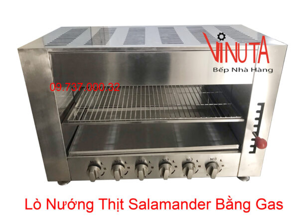 lò nướng salamander 6 họng gas | bếp nướng thịt, hải sản bằng gas uy tín, giá rẻ - Ảnh 9