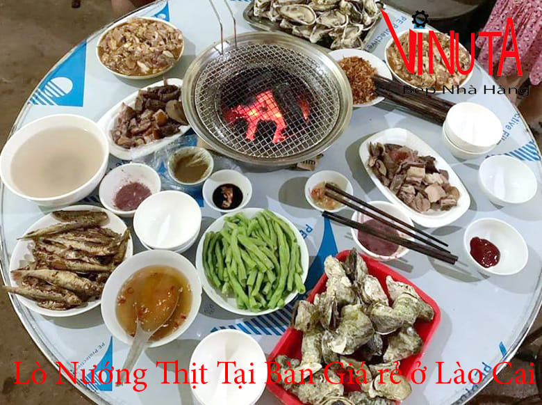 lò nướng thịt tại bàn giá rẻ ở lào cai