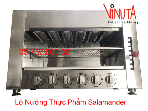 lò nướng salamander 6 họng gas | bếp nướng thịt, hải sản bằng gas uy tín, giá rẻ - Ảnh 10