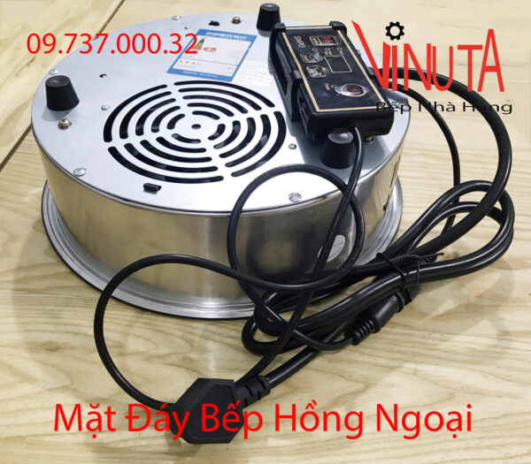 bếp hồng ngoại nhà hàng | Bếp Hồng ngoại Sinpo 2000w đơn tròn âm bàn nhà hàng - Ảnh 10