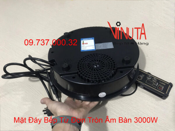 Bếp từ âm bàn, Bếp điện từ đơn tròn chuyên dùng nấu lẩu nhà hàng giá rẻ - Ảnh 13