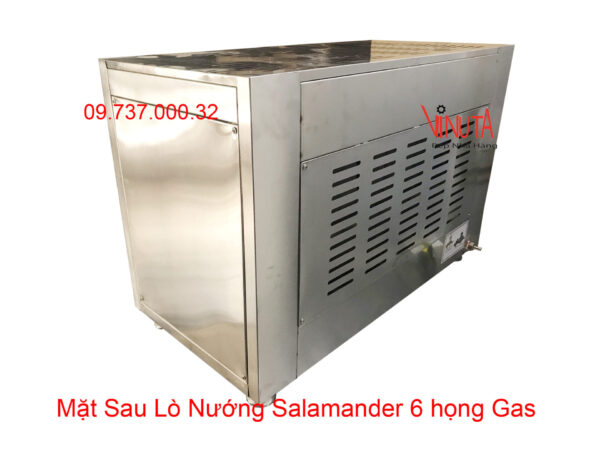 lò nướng salamander 6 họng gas | bếp nướng thịt, hải sản bằng gas uy tín, giá rẻ - Ảnh 11