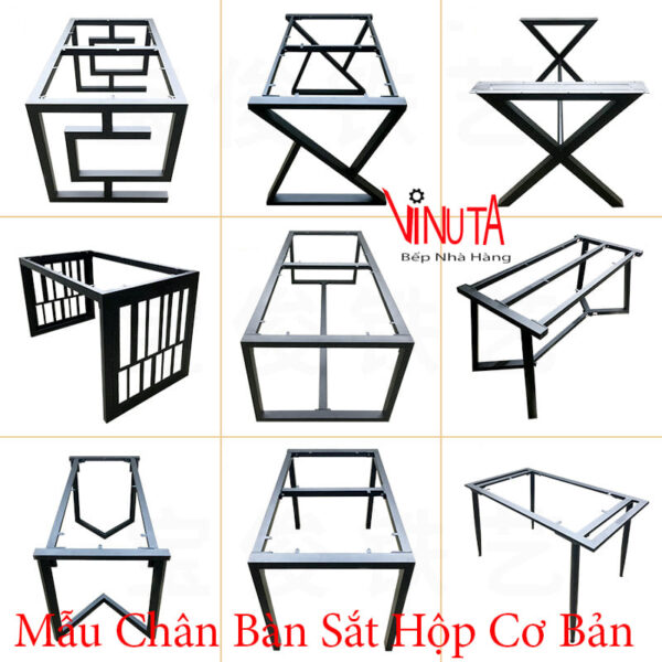 Mua| Mẫu chân bàn ăn bằng sắt hộp dùng cho nhà hàng, quán ăn uy tín chất lượng