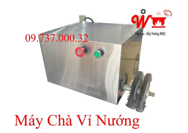Máy vệ sinh vỉ nướng bbq, máy đánh vỉ, máy chà vỉ, máy rửa vỉ nướng - Ảnh 6
