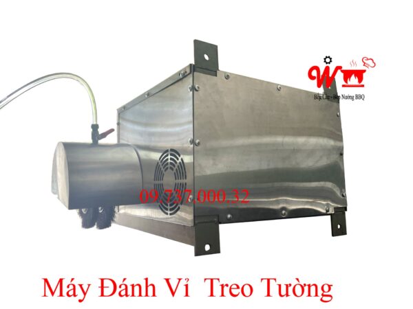 Máy rửa vỉ nướng bbq, Dụng cụ vệ sinh, chà, đánh làm sạch vỉ nướng siêu tốc treo tường - Ảnh 6