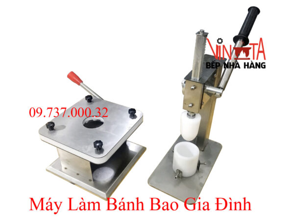 máy làm bánh bao mini thủ công, bằng tay, gia đình chất liệu inox giá rẻ - Ảnh 4