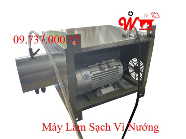 Máy rửa vỉ nướng bbq, Dụng cụ vệ sinh, chà, đánh làm sạch vỉ nướng siêu tốc treo tường - Ảnh 8