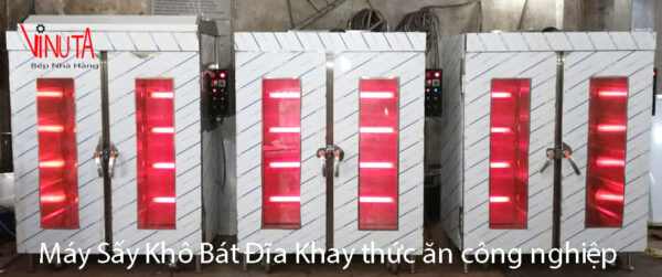 Tủ Sấy Khô Khử Trùng bát đĩa khay thức ăn nhà hàng, khu công nghiệp - Ảnh 3