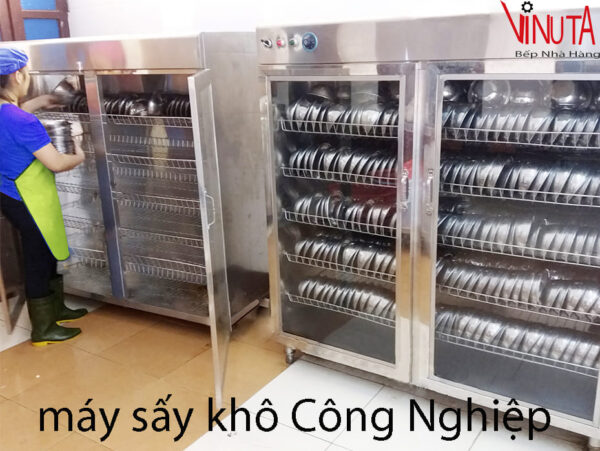 Tủ Sấy Khô Khử Trùng bát đĩa khay thức ăn nhà hàng, khu công nghiệp - Ảnh 4