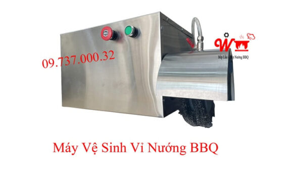 Máy chà vỉ nướng, máy sệ sinh, máy đánh vỉ, máy cọ vỉ nướng tự động - Ảnh 8